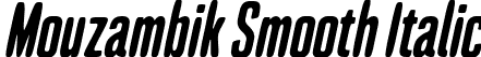 Mouzambik Smooth Italic font - MouzambikDemoSmoothItalic-L3nVy.otf