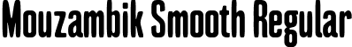 Mouzambik Smooth Regular font - MouzambikDemoSmooth-0Wmvr.ttf