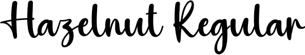 Hazelnut Regular font - Hazelnut.otf