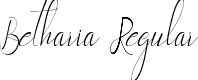 Betharia Regular font - Betharia TTF.ttf