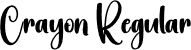 Crayon Regular font - Crayon.otf