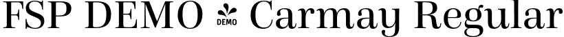 FSP DEMO - Carmay Regular font - Fontspring-DEMO-carmay-regular.otf