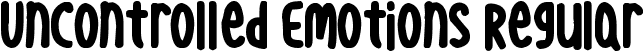 Uncontrolled Emotions Regular font - Uncontrolled Emotions.ttf