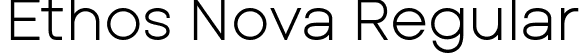 Ethos Nova Regular font - EthosNova-Regular.ttf