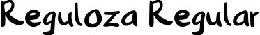 Reguloza Regular font - Reguloza-Regular.otf