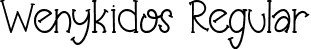 Wenykidos Regular font - Wenykidos.otf