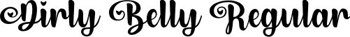 Dirly Belly Regular font - DirlyBelly-Regular.otf