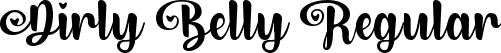 Dirly Belly Regular font - DirlyBelly-Regular.ttf