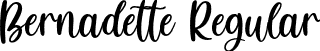 Bernadette Regular font - Bernadette.otf