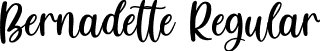 Bernadette Regular font - Bernadette.ttf