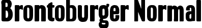 Brontoburger Normal font - Brontoburger D.otf