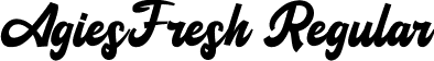 AgiesFresh Regular font - AgiesFresh.ttf