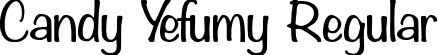 Candy Yefumy Regular font - Candy Yefumy.otf