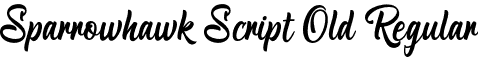 Sparrowhawk Script Old Regular font - Sparrowhawk Script Old.otf