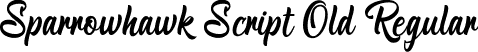 Sparrowhawk Script Old Regular font - Sparrowhawk Script Old.ttf