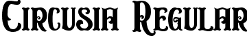 Circusia Regular font - Circusia.ttf