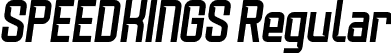 SPEEDKINGS Regular font - SPEEDKINGS Free.otf