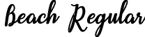 Beach Regular font - Beach-Regular.otf