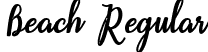 Beach Regular font - Beach-Regular.ttf