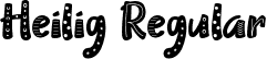 Heilig Regular font - Heilig-Regular.ttf