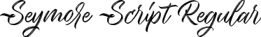 Seymore Script Regular font - SeymoreScript Free.otf