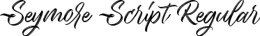 Seymore Script Regular font - SeymoreScript Free.ttf