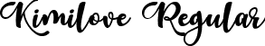 Kimilove Regular font - Kimilove Script TTF.ttf