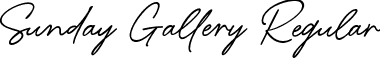 Sunday Gallery Regular font - SundayGallery-ALoXM.ttf