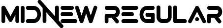 Midnew Regular font - Midnew-0WRnP.ttf