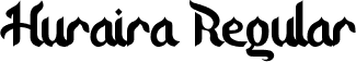 Huraira Regular font - Huraira-9Y4z5.ttf