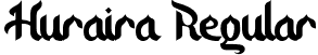 Huraira Regular font - Huraira-yw6X5.otf