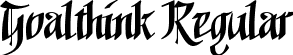 Goalthink Regular font - Goalthink-Regular.ttf