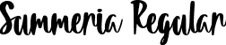 Summeria Regular font - Summeria.ttf