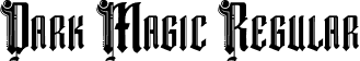 Dark Magic Regular font - DarkMagic Free Trial.otf