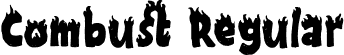 Combust Regular font - Combust Free Trial.otf