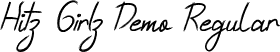 Hitz Girlz Demo Regular font - HitzGirlzDemoRegular.ttf