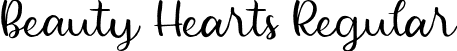 Beauty Hearts Regular font - BeautyHearts.otf