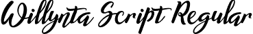 Willynta Script Regular font - Willynta script demo.otf