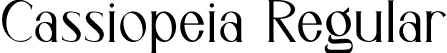 Cassiopeia Regular font - Cassiopeia.otf