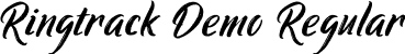 Ringtrack Demo Regular font - ringtrack demo.ttf