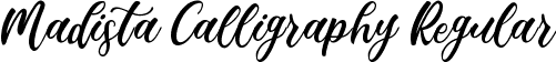 Madista Calligraphy Regular font - Madista Calligraphy .ttf