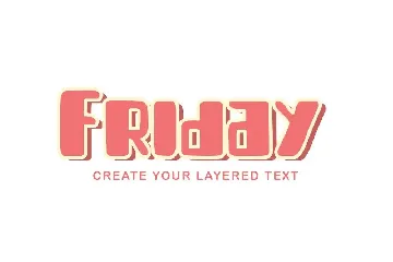 Good Sunday Layered Font