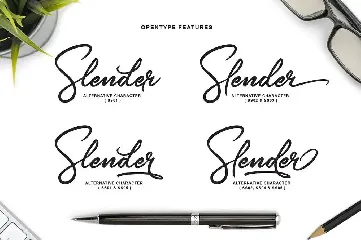 Slender - Elegant Signature Font