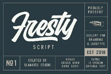 Fresty - Trendy font