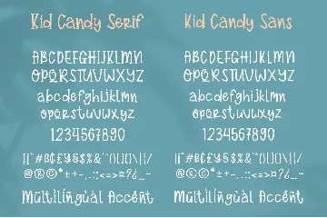 Kid Candy Font Duo