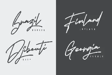 Armstrong Signature Font