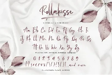 Rollakisse - Stylish Signature font