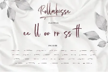 Rollakisse - Stylish Signature font