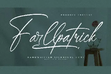 Farllpatrick Handwritten Signature Font