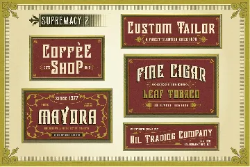 Victorian Supremacy font